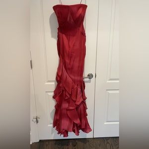 Red Zac Posen dress